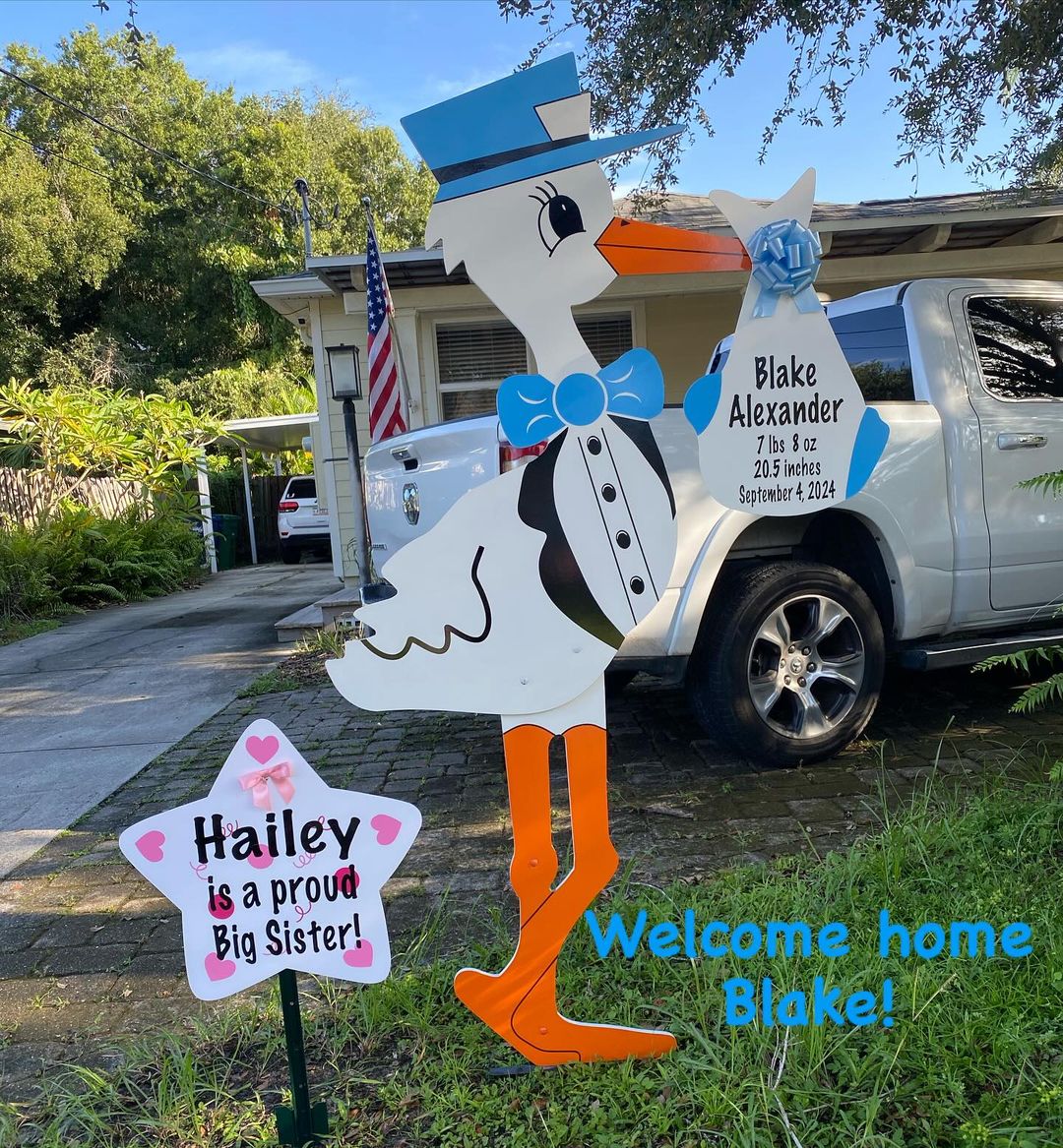 Birth Announcement Sign in Tampa, Florida